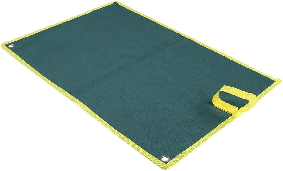 Couleur Verte Ensemble Poches à Clé Toile Multi-poches Enrouler Les Outils Sac De Rangement Clé Pince Clé Titulaire Organisateur( 14 Poches)