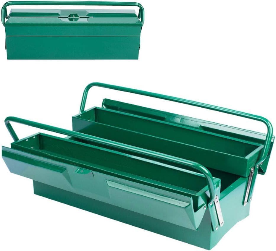 Boîte à Outils En Métal En Porte-à-faux, Armoire Portable En Fer à 2 Niveaux, Boîte De Rangement Pliable Multifonction, A