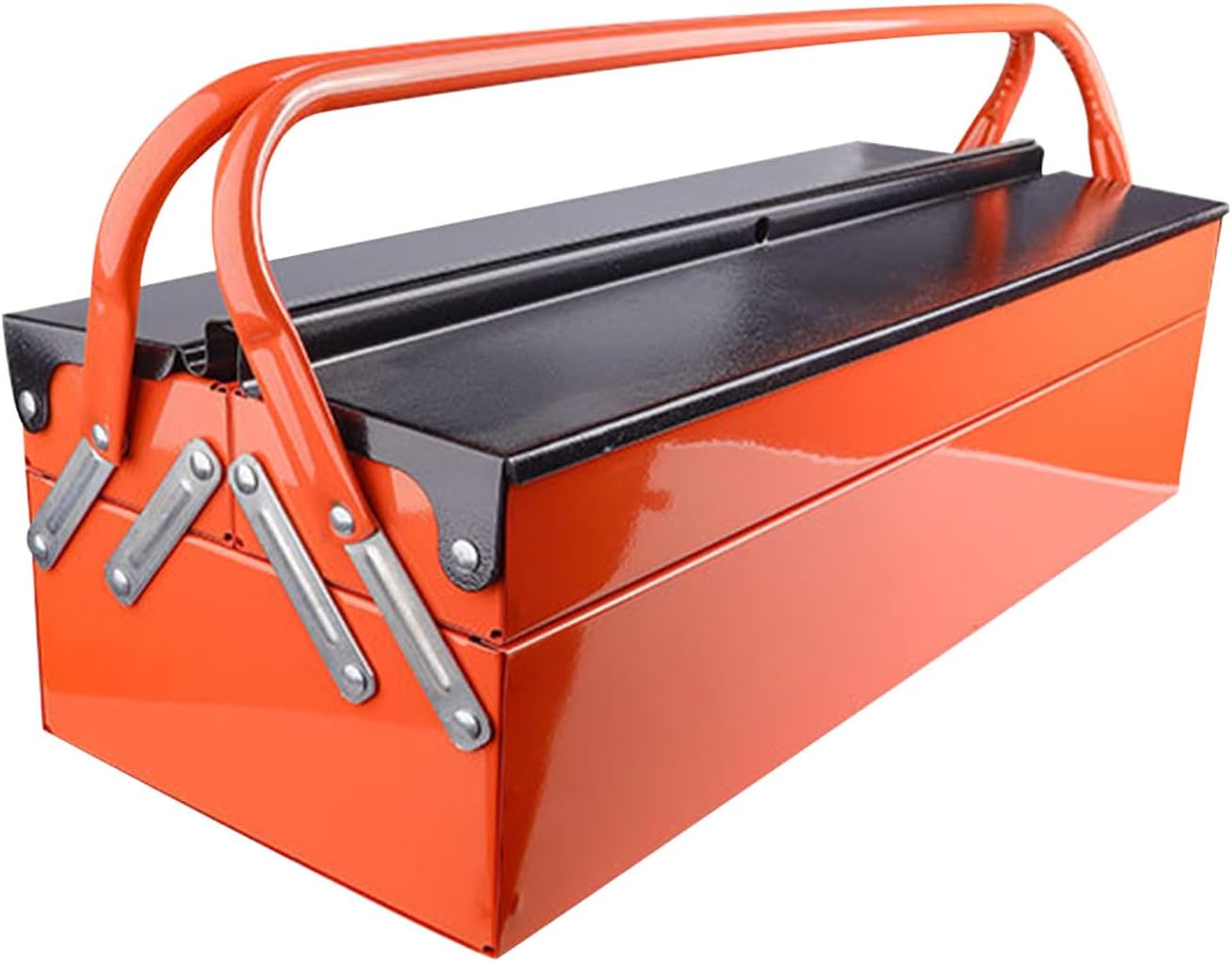 GENERIC Boîte à Outils Pliable Portable, Résistante à La Rouille, Durable, Design Multifonction Peu Encombrant, Taille Compacte, Idéale Pour Le Bureau, Le Garage, La Maison