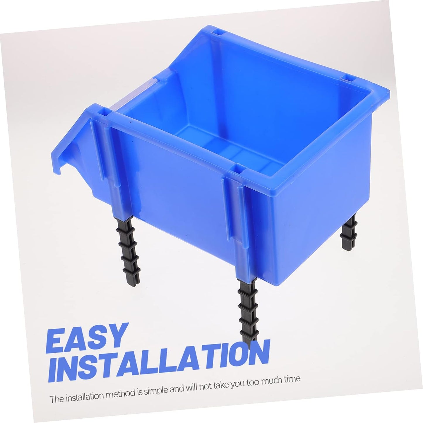 Housoutil Boîte De Rangement Pour Garage Bac Mural Pour Outils Et Boîte à Outils Plastique Pour Abri De Jardin