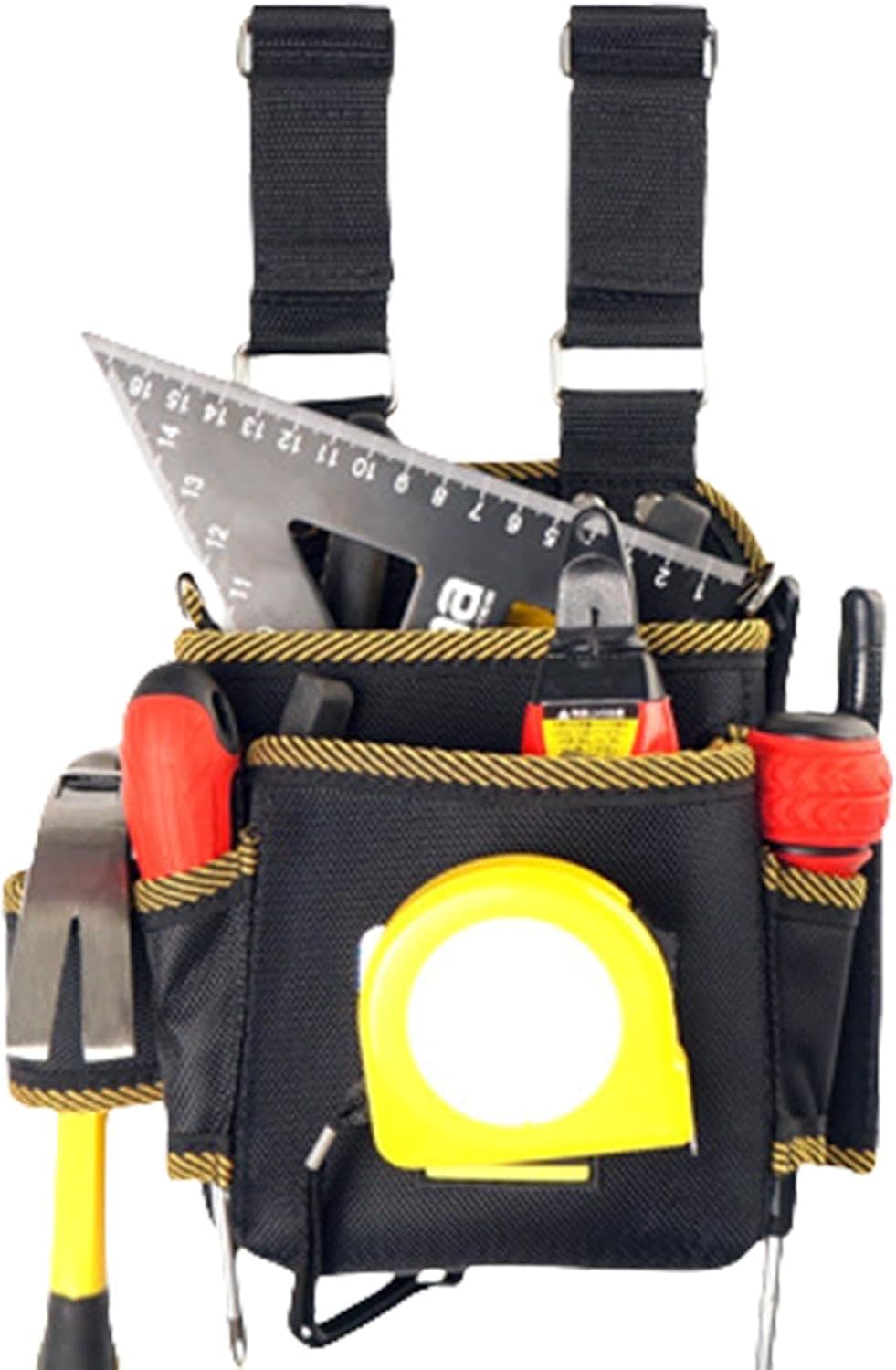 Sac à Outils De Ceinture, Pochette D'électricien, Pochette à Libération Rapide, Organiseur De Plusieurs Poches Avec Design Robuste Et Imperméable Pour électriciens, Menuiserie Ou Travail En Plein Air