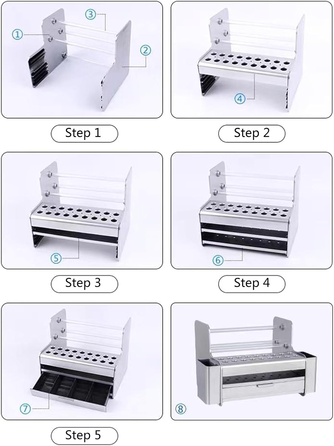Organiseur Portable Pour Outils Et Trieur De Composants Avec Plusieurs Compartiments, Solution Pour Les Amateurs Et Les Professionnels