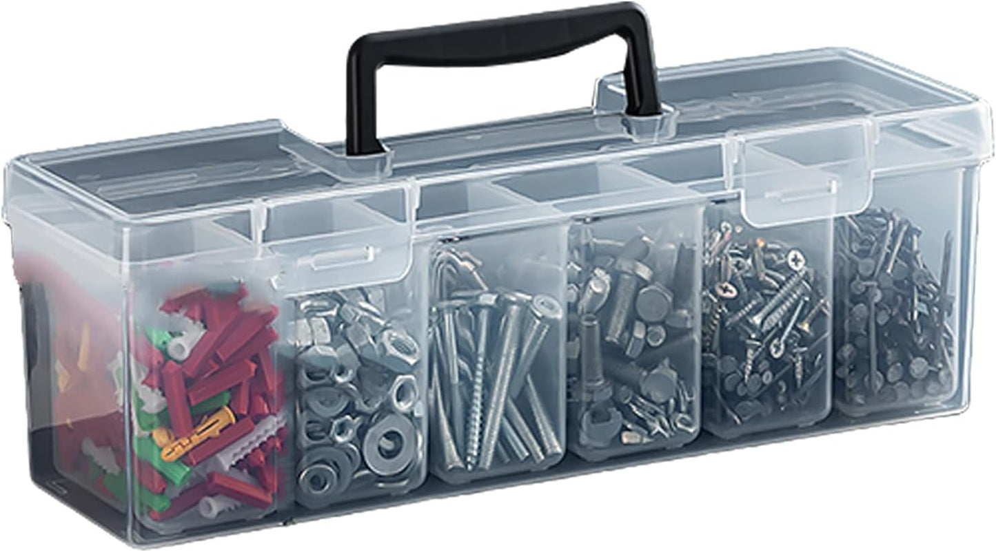Boîte De Rangement Multifonction Portable Avec Compartiment Amovible Pour Voiture, Camping, Outils Ménagers, Boîte De Rangement