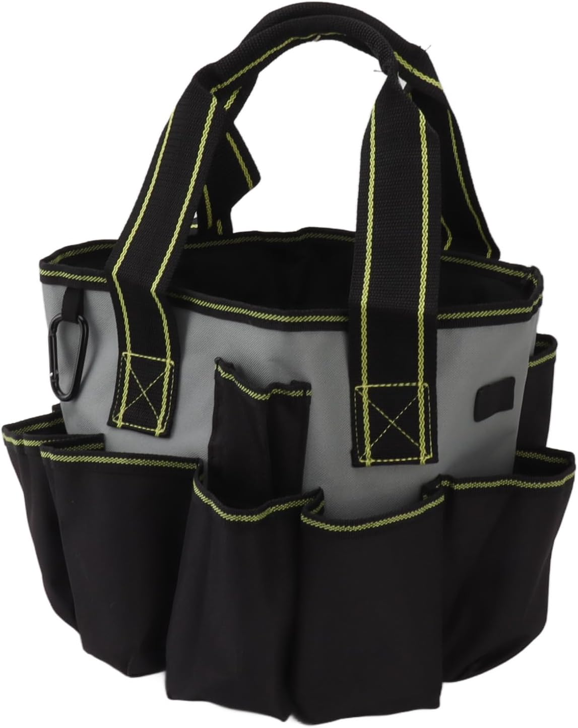 Cocoarm Sac à Outils Seau, Sac à Outils De Jardin En Tissu Oxford 600D Avec Conception Ronde De Grande Capacité, Plusieurs Poches, Sangle Et Poignée Réglables Pour Le Travail Dans La Cour Et Le (Art