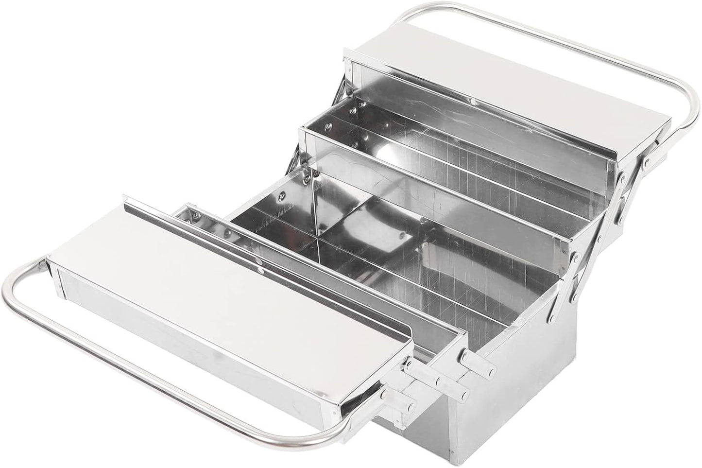 Boîte à Outils Cantilever En Métal, Multifonctionnelle, Haute Dureté, Facile à Nettoyer, Portable, Rétractable, Boîte à Outils Pour Entretien Automobile (460)