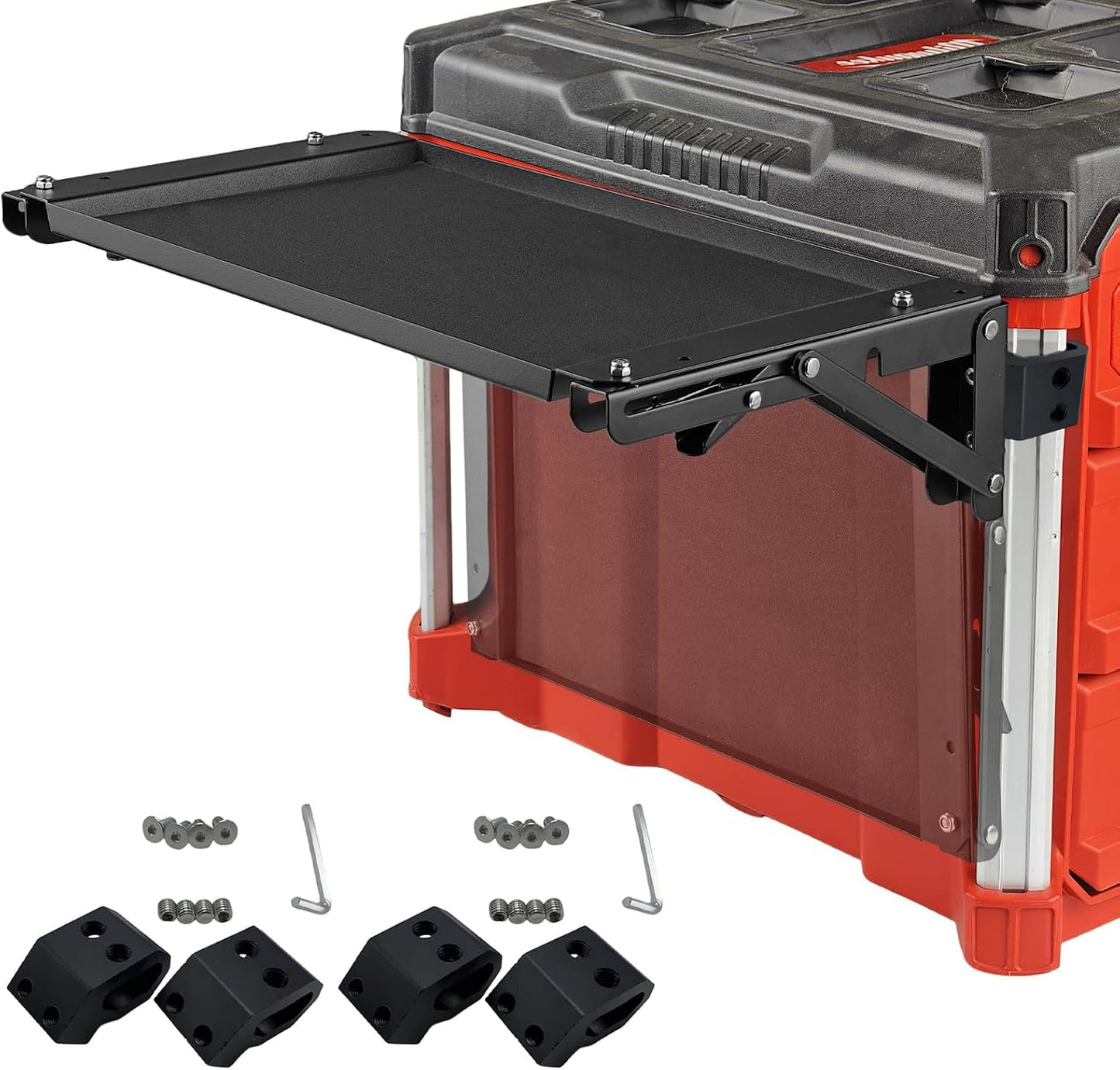 Plateforme D'atelier Mobile Robuste Avec Support Intégré Et Fond En Aluminium Antirouille
