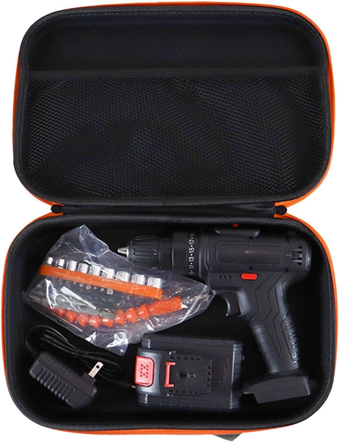Étui De Rangement Rigide Pour Outils - Étanche - Pour Perceuse électrique - Portable - Résistant Aux Chocs - Pochette De Transport Résistante à L'usure - Pour Matériel, Vis, Accessoires