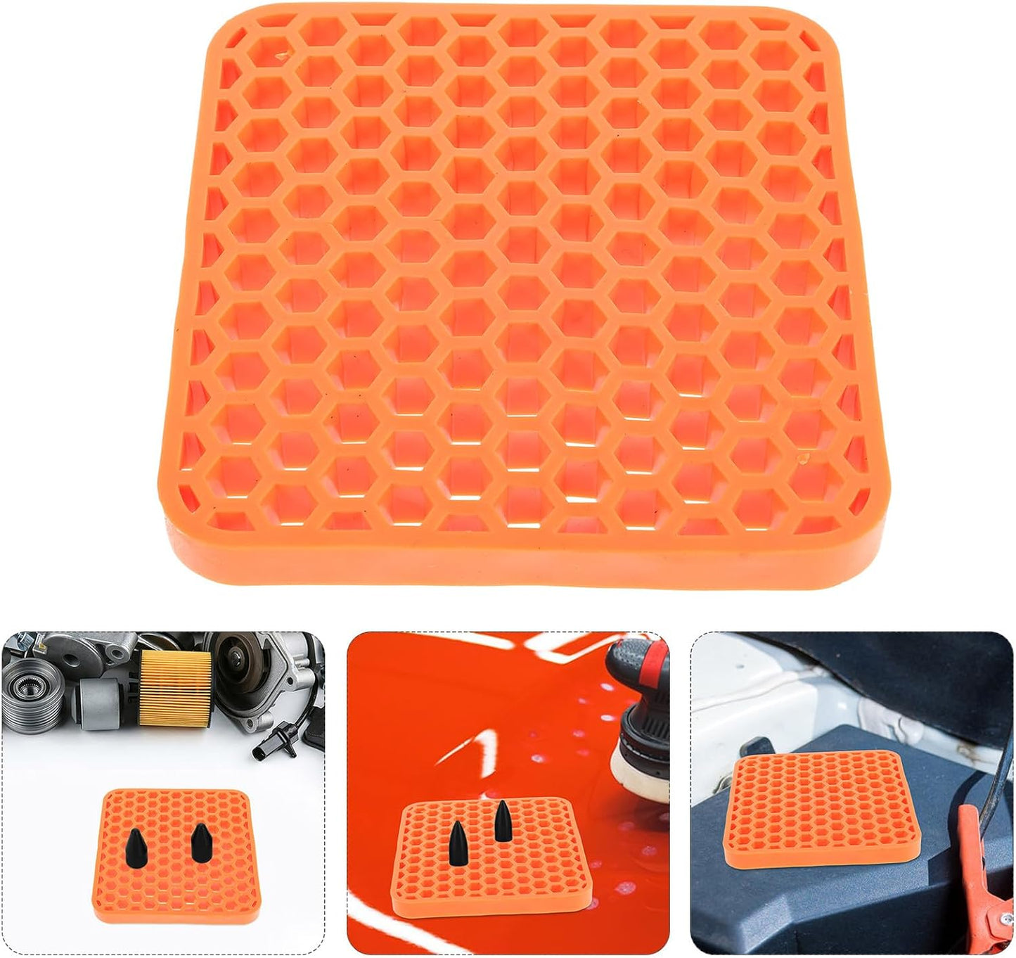 Gatuida Organisateur De Têtes De Débosselage Silicone Plateau De Rangement Intégré Pour Outils De Réparation Automobile Support De Stylo à Bille