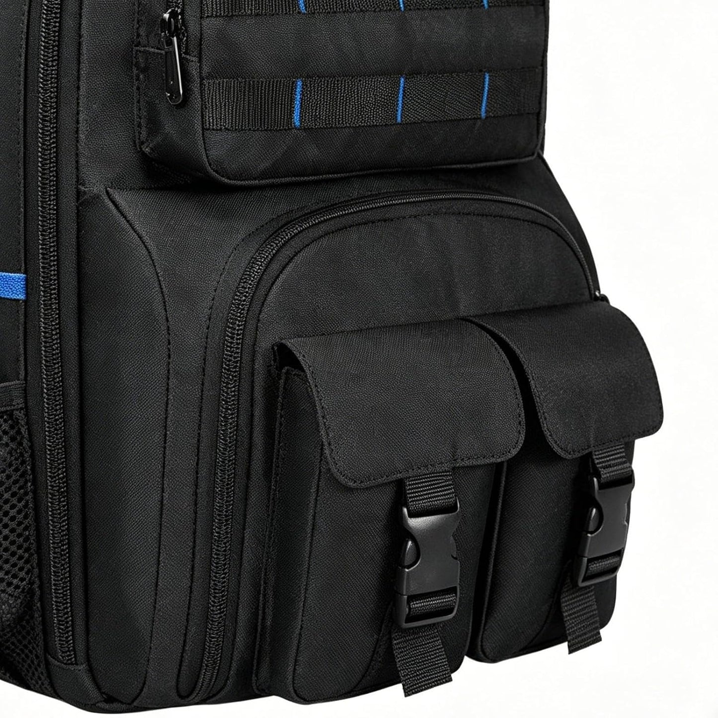 GENERIC Sac à Dos à Outils Robuste – Sac De Rangement à Base Rigide Pour équipement De Travail | Organiseur Multi-poches Avec Structure Renforcée, Technicien électricien Pour La Construction De Plombiers
