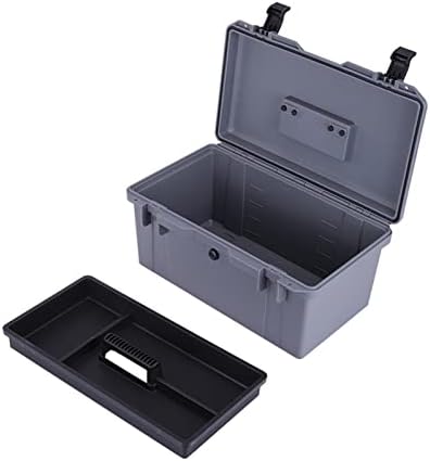 GENERIC Boîte à Outils Portable, Petite Boîte à Outils En Plastique Avec Loquet Et Plateau Amovible, Boîte à Outils Verrouillable, Rangement Pour La Maison, Boîte à Outils étanche, Centre De Travail