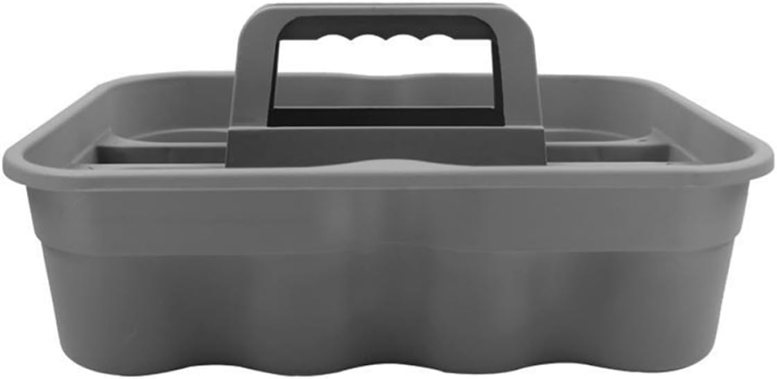  Healeved Boîte De Rangement Portable Compartiments Réglables Pour Outils Et Accessoires De Nettoyage – Boîte De Tri Plastique Pour Usage Intérieur Et Extérieur