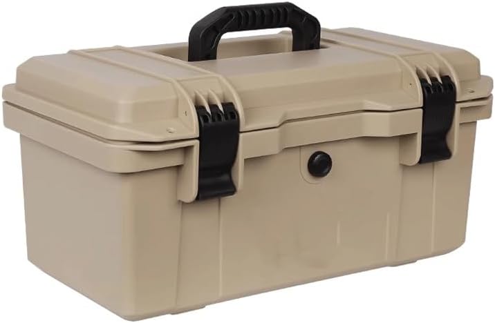  Caisses à Outils Boîte À Outils En Plastique, De Maintenance Multifonctionnelle, Rangement Pièces Ménagères, D'articles Voiture, D'urgence Réparation Sur Le Terrain(Bruin)
