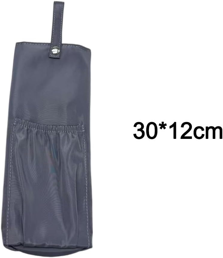 Sac à Outils Portable Résistant à La Chaleur, Pochette De Rangement Compacte Pour Fers à Friser Et Lisseurs, Organisateur De Voyage Avec Crochet (gris)