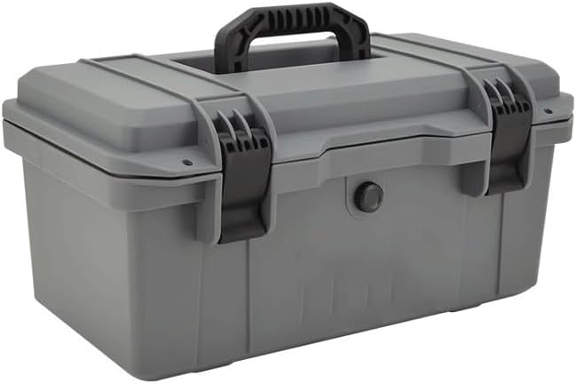  Caisses à Outils Boîte À Outils En Plastique, De Maintenance Multifonctionnelle, Rangement Pièces Ménagères, D'articles Voiture, D'urgence Réparation Sur Le Terrain(Bruin)