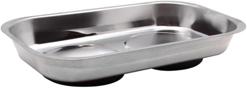  Toolland Plateau Magnétique Pour Outils, Double, Pour Retenir Les Outils, Les Vis, Les Forets Et Les Clous, Acier Inoxydable, Métal