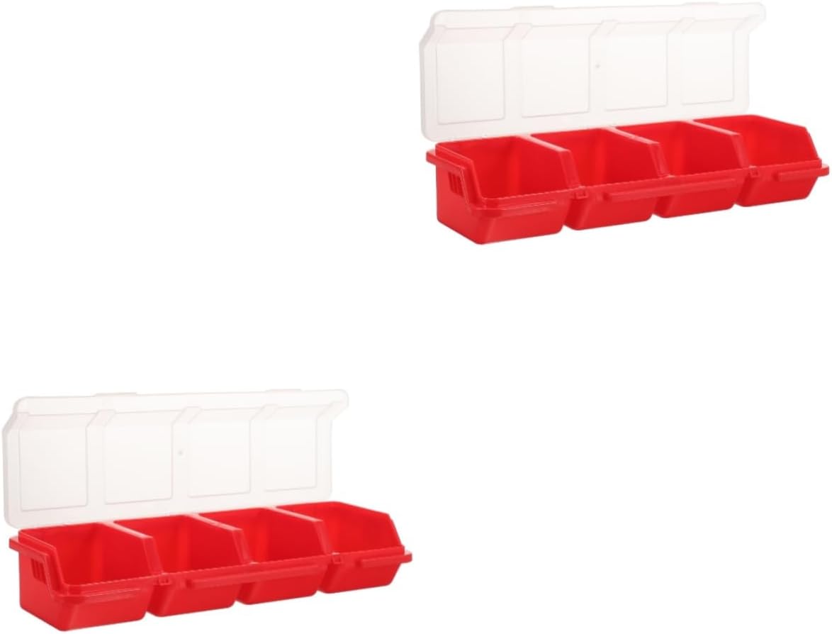  Jojofuny Boîte De Rangement Plastique Pour Outils Organisateur De Compartiments Pour Vis Écrous Et Accessoires Électroniques Pour Bricolage Et Compact Et