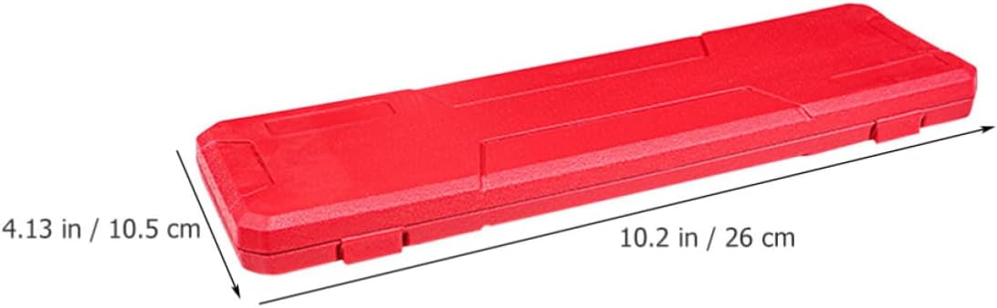  Healvian Boîte à Pied à Coulisse En Plastique Rouge Légère Et Portable Pour Rangement Et Transport Lors De Voyages