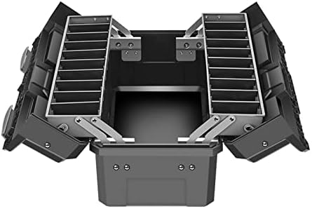 GENERIC Boîte à Outils Multifonctionnelle épaisse, Organiseur De Rangement D'outils Avec Compartiment Réglable, Boîte à Outils Portable Avec Poignée, Idéale Pour La Maison, Le Bureau, Le Garage, La