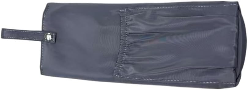  Sac à Outils Portable Résistant à La Chaleur, Pochette De Rangement Compacte Pour Fers à Friser Et Lisseurs, Organisateur De Voyage Avec Crochet (gris)