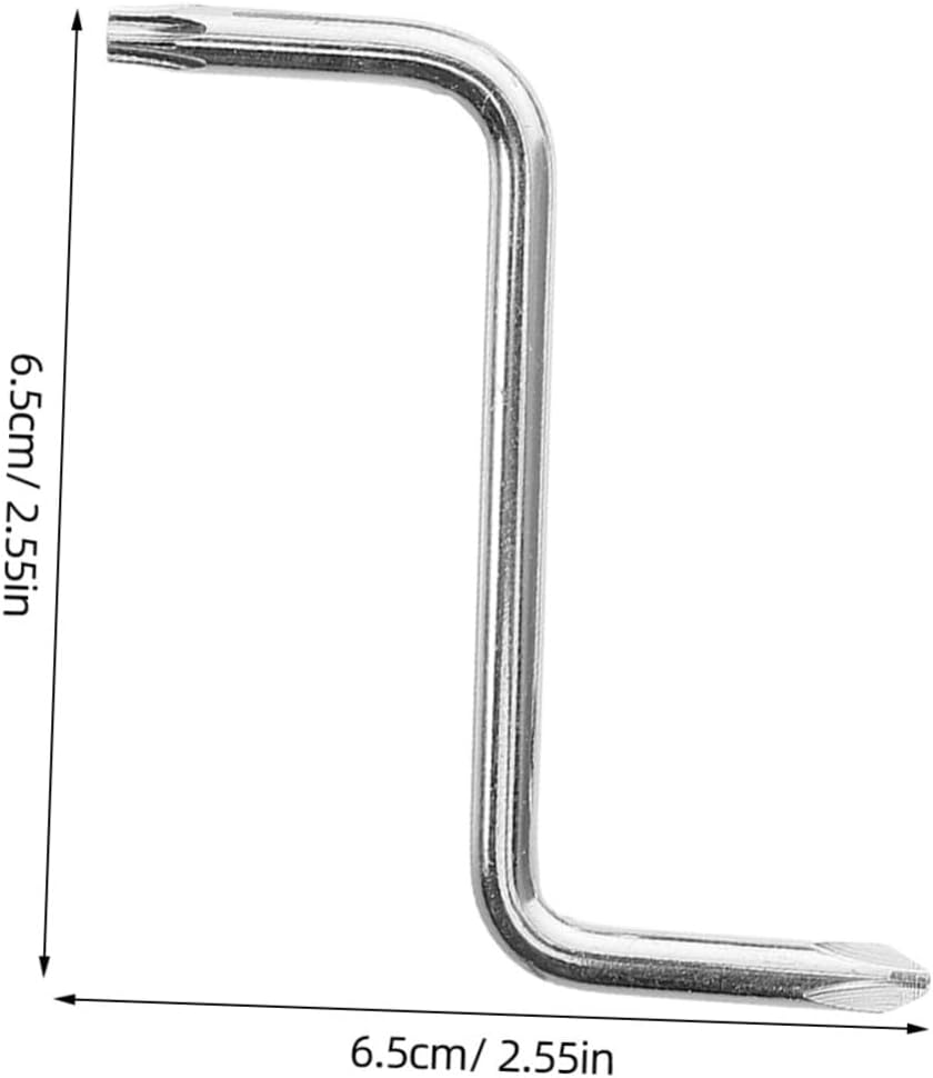  Gatuida 4pièces Tournevis Coudés Z Pour Installation -boue Outil Double Tête Pour Restreints Et Appareils Ménagers
