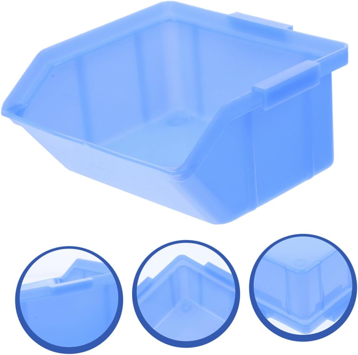  Housoutil 4 Pièces Bacs De Rangement Plastique Boîtes Pour Accessoires Coffrets De Rangement Boîtes à Outils Entrepôt