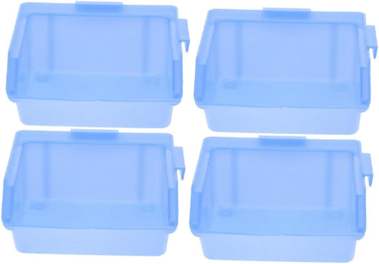  Housoutil 4 Pièces Bacs De Rangement Plastique Boîtes Pour Accessoires Coffrets De Rangement Boîtes à Outils Entrepôt