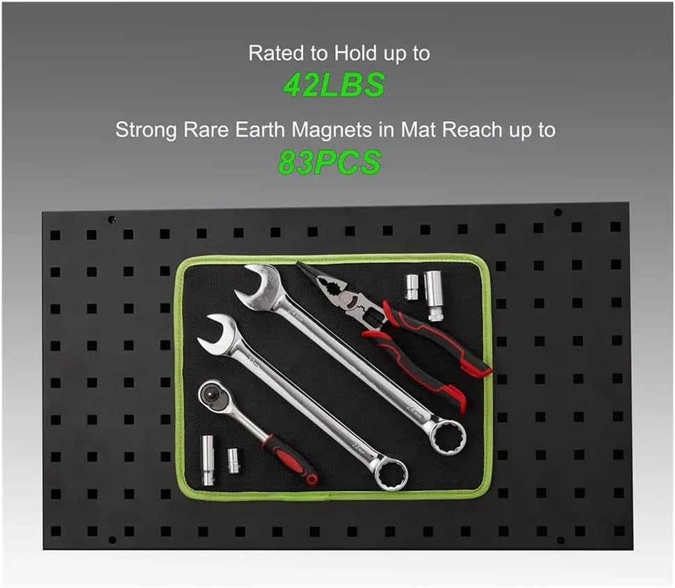  Support à Outils Magnétique Flexible, Plateau De Rangement Portable Pour Vis, Clés, Aimants