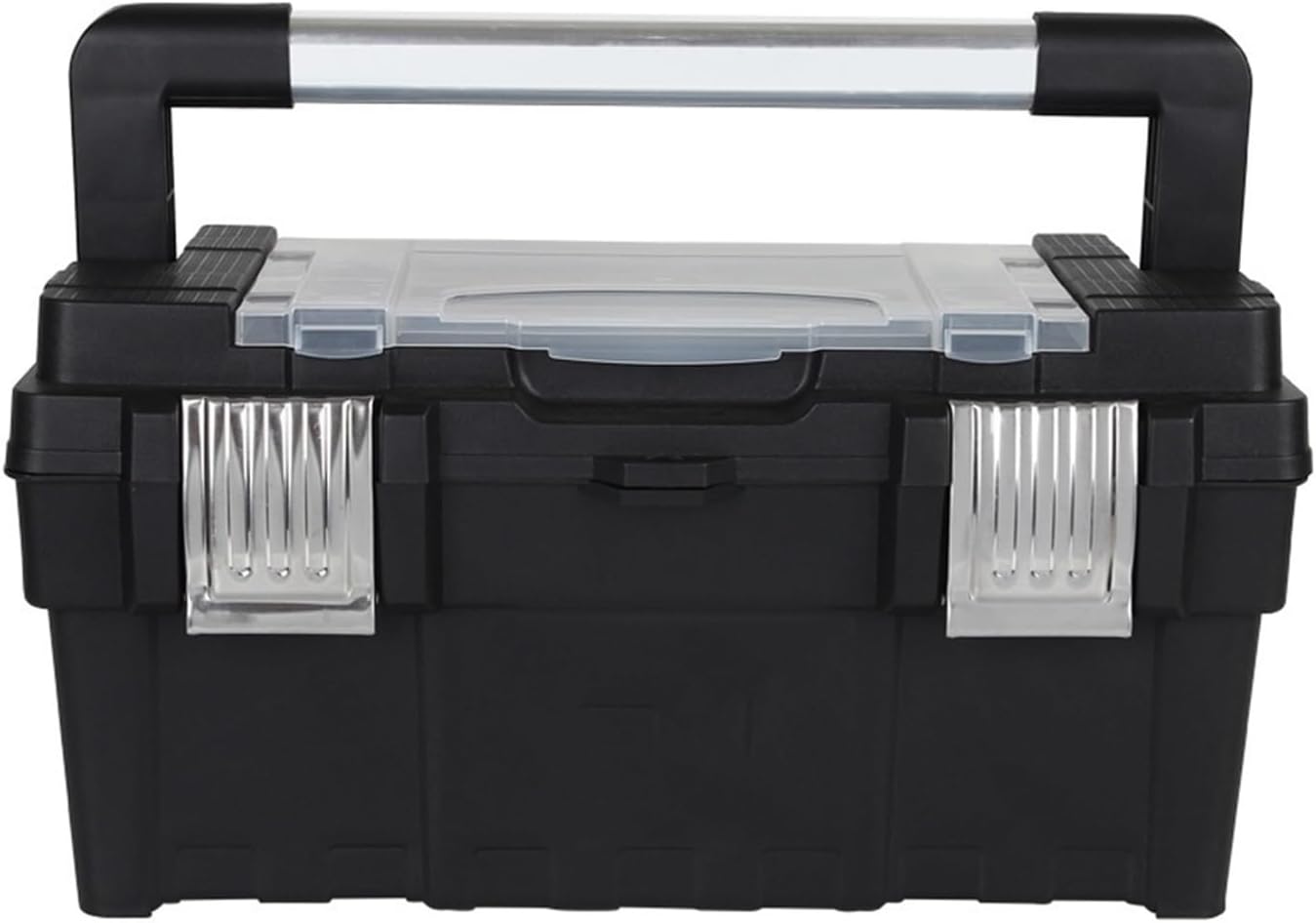  Coffret à Outils Boîte De Rangement Polyvalente En Alliage à Longue Poignée, Boîte Outils Domestique Double Portable Plastique(Petit)