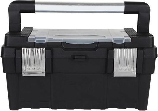  Coffret à Outils Boîte De Rangement Polyvalente En Alliage à Longue Poignée, Boîte Outils Domestique Double Portable Plastique(Petit)