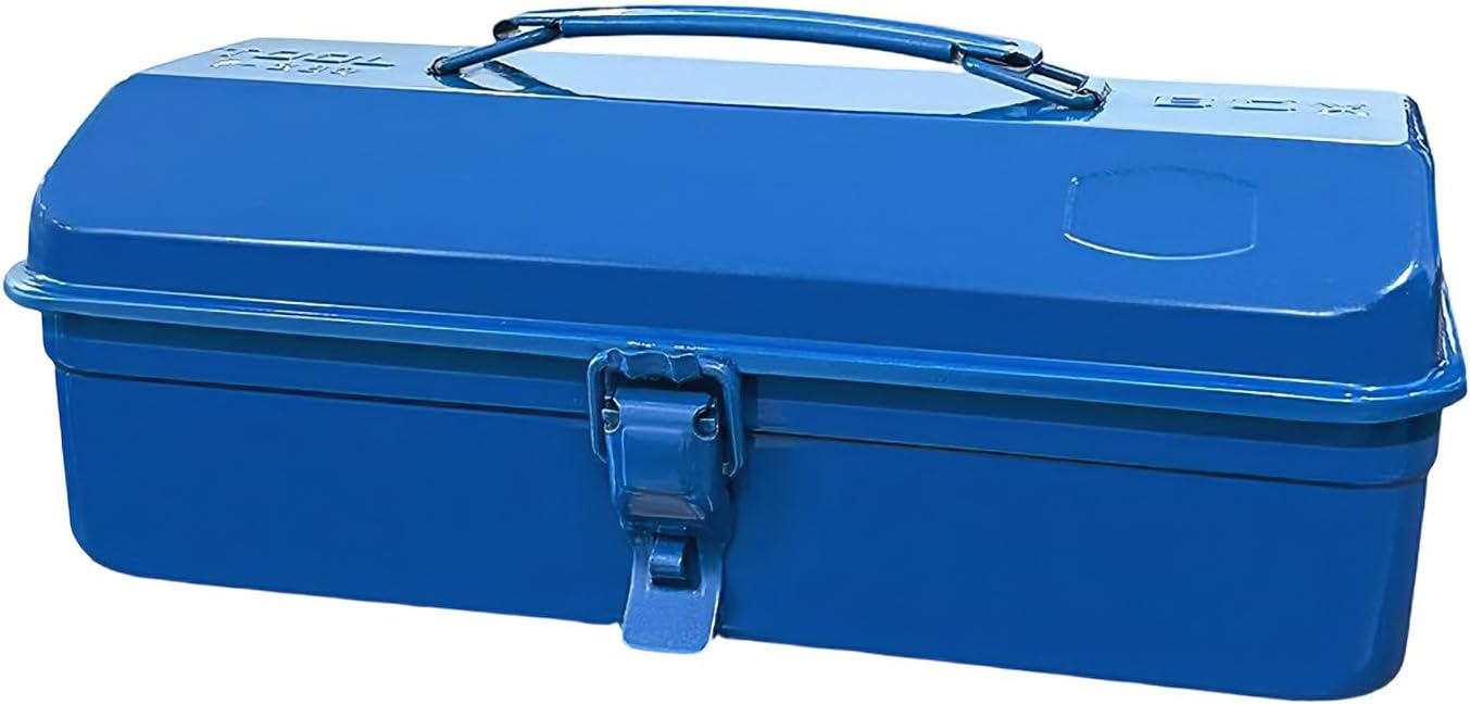  Coffre à Outils En Fer Avec Poignée Ergonomique De Grande Capacité - Rouille - Portable - Boîte à Outils