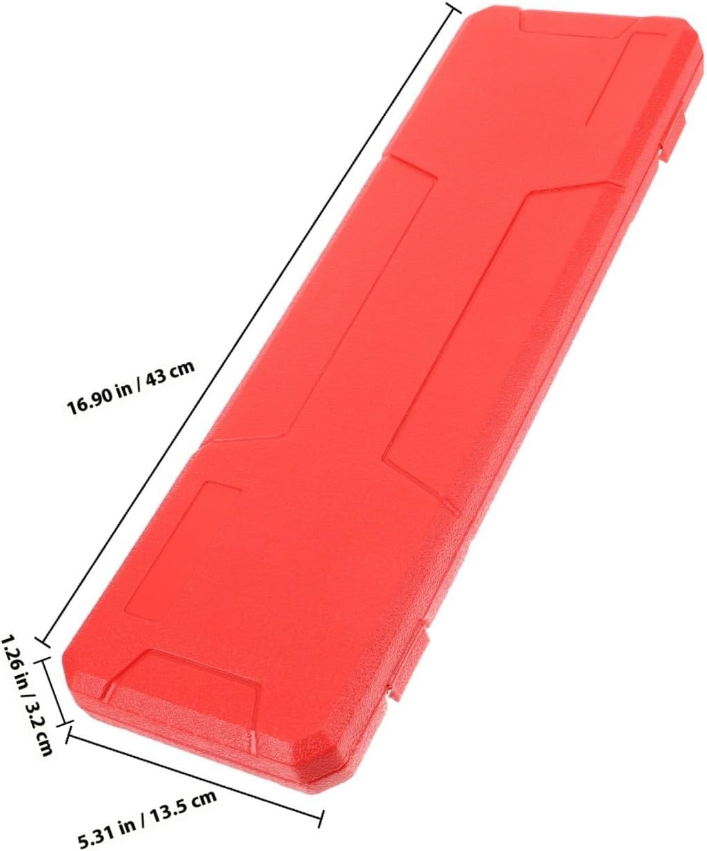  Healvian Boîte De Rangement Rouge Étui Léger En Plastique Design Extérieur Moulé Par Soufflage Protection Résistante Pour Pied à Coulisse Numérique Pour Atelier Et Voyage