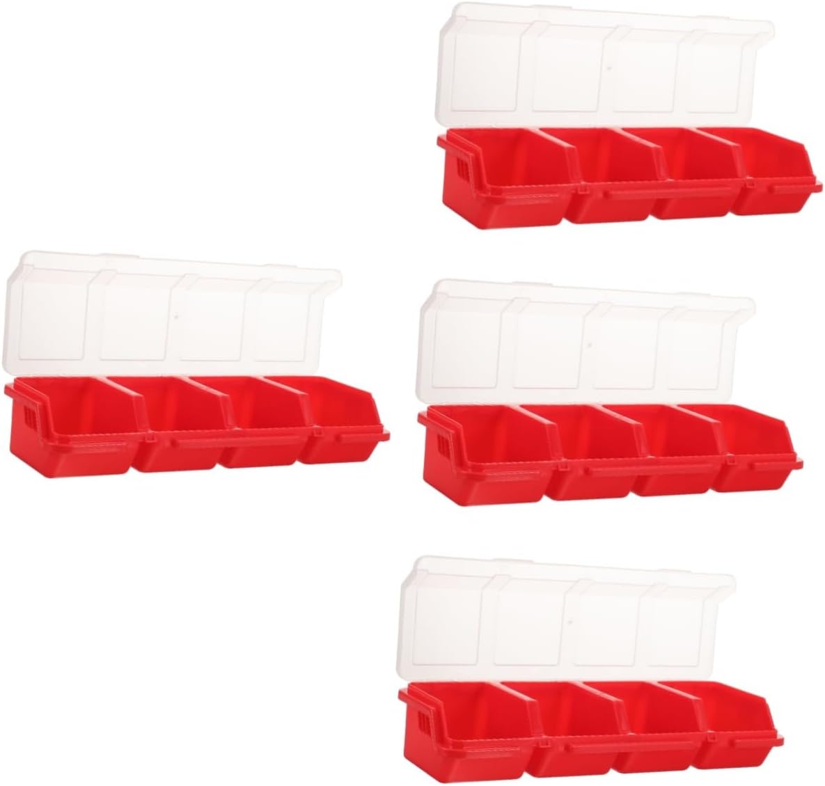  Jojofuny Boîte De Rangement Plastique Pour Outils Organisateur De Compartiments Pour Vis Écrous Et Accessoires Électroniques Pour Bricolage Et Compact Et