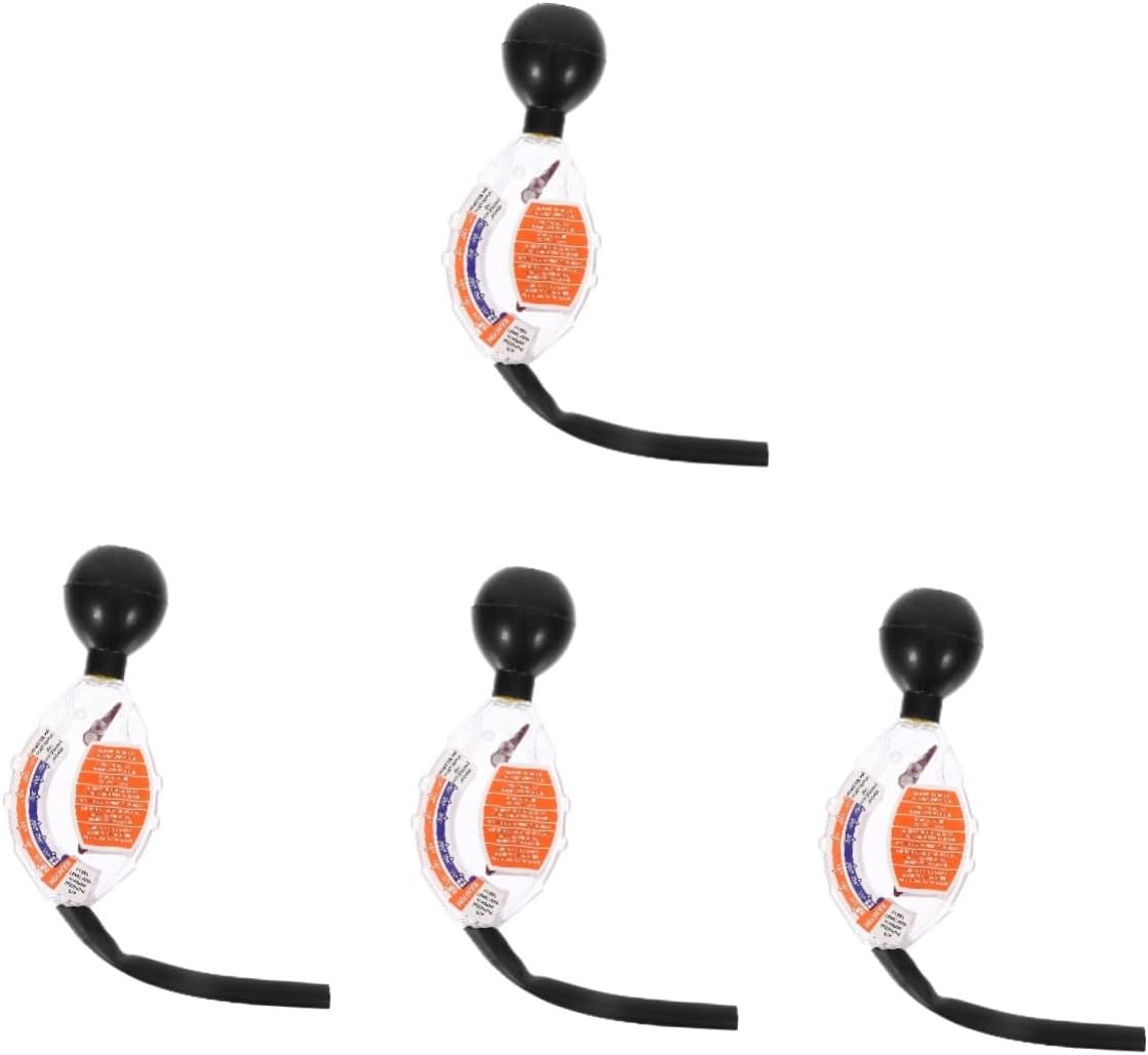  Ciieeo 5 Pièces Testeur De Batterie Radiateur Auto Refroidissement Outil D'antigel Voiture Testeur D'antigel à Cadran Hydromètre Densité Tester Le Densitomètre Antigel Plastique