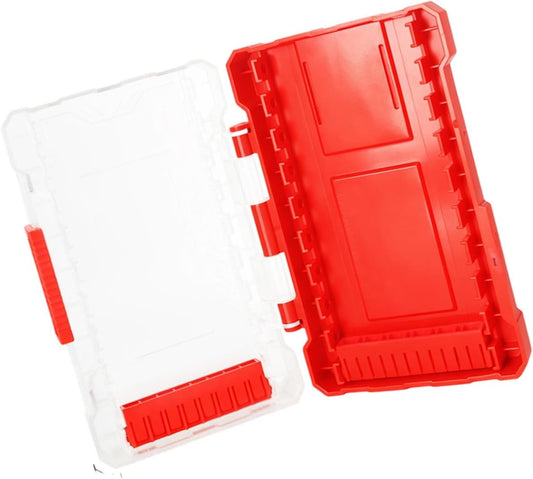  Boîte De Rangement Professionnelle Pour Forets - Séparateurs Réglables - Base Antidérapante - Organisateurs Portables Pour Outils D'atelier - Plusieurs Tailles