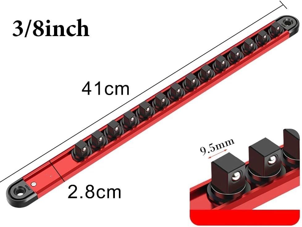  Plateau Magnétique En Aluminium Avec Clip De Rotation à 360 Degrés Pour Organiser Les Douilles De 6,35 Mm, 9,5 Mm Sans Effort