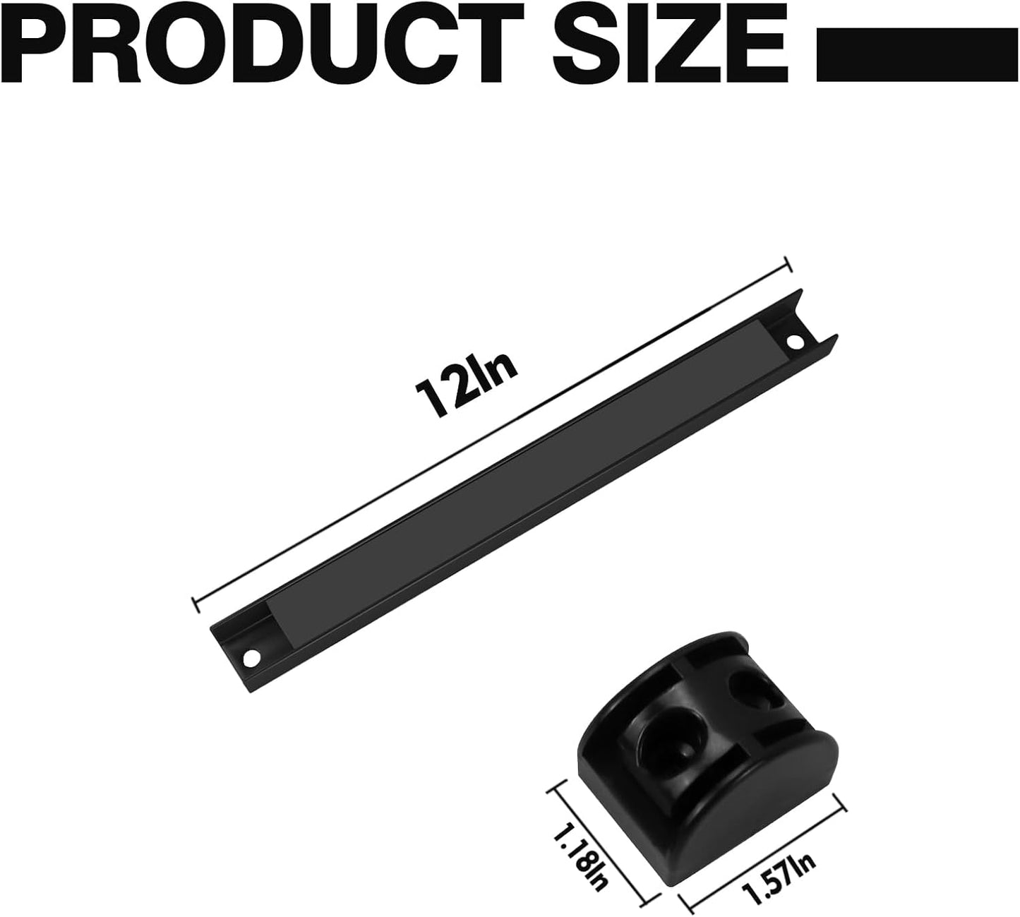  Lot De 5 Porte-outils Magnétiques Avec Bande Magnétique Revêtue De PVC Pour Organisation De Garage, Organisation De Magasin. Barre Magnétique Pour Outils De 152,4 Cm (5 X 12)