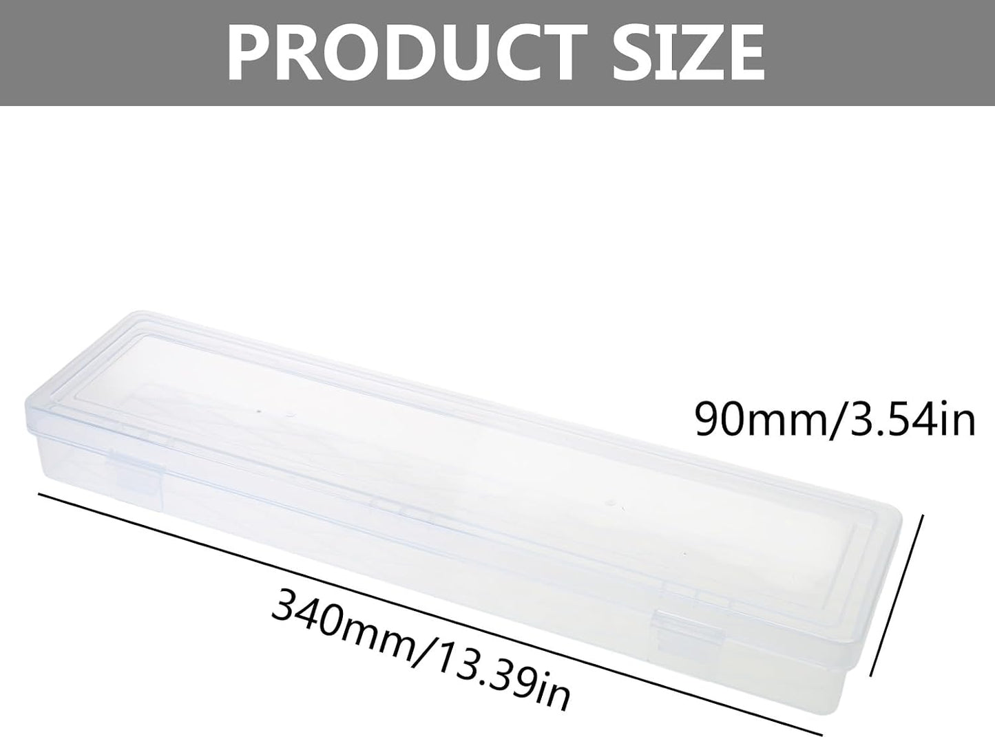  Boîte à Outils Rectangulaire Portable De 35,6 Cm Transparente De Grande Capacité Pour Les Amateurs D'organisateurs D'outils Multifonctionnels