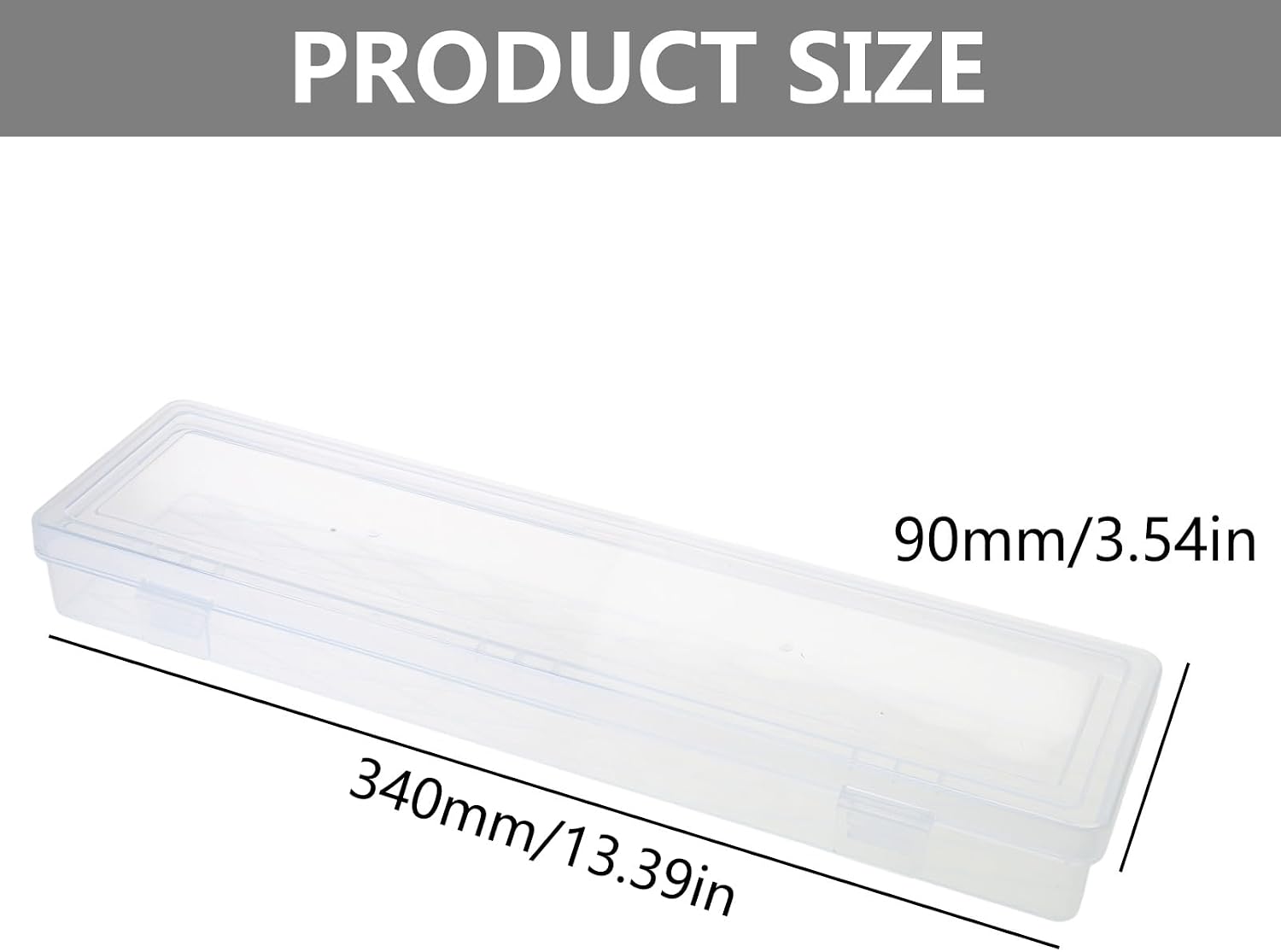  Boîte à Outils Rectangulaire Portable De 35,6 Cm Transparente De Grande Capacité Pour Les Amateurs D'organisateurs D'outils Multifonctionnels