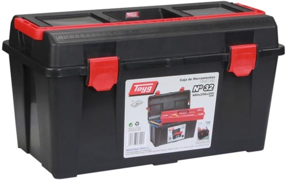  Tayg 370032 B032 Boîte à Outils En Plastique 480 X 258 X 255 Mm