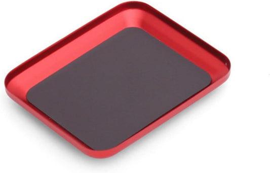  Plateau à Vis Magnétique, Pour Ranger Des écrous, Des Boulons, Des Pièces En Alliage D'aluminium, Pour Réparation De Téléphone, Atelier, Organisateur D'outils à Forte Tenue, Noir (rouge)