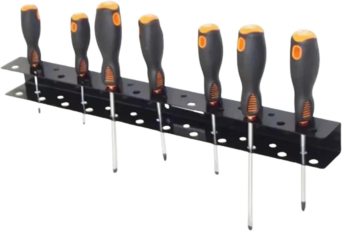  Porte-outils Mural Pour Un Accès Soigné Et Rapide à L'étagère De Stockage, Adapté Aux Amateurs D'artisanat Et Organisateur De Réparation Professionnel Pour Montage Mural