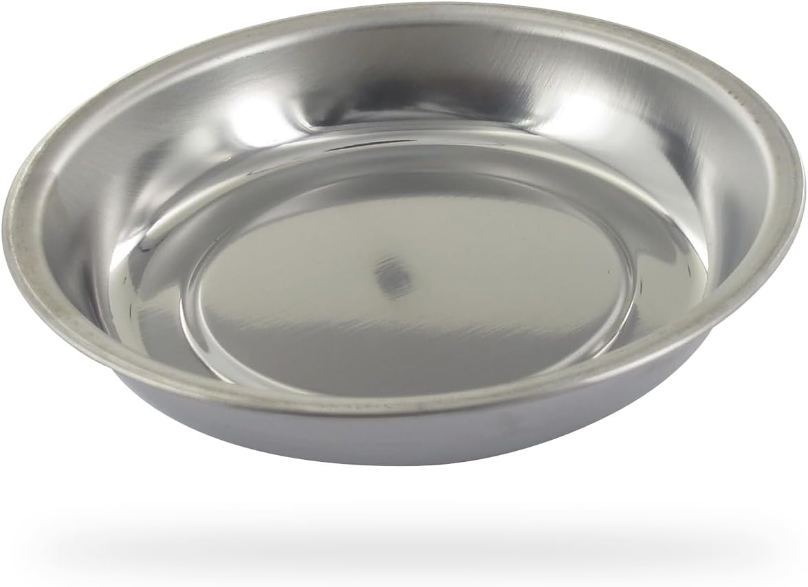  UNIVERSEL - Plateau Magnétique Métallique - Rond - Récupérer Et Organiser La Visserie - Diamètre 110 Mm
