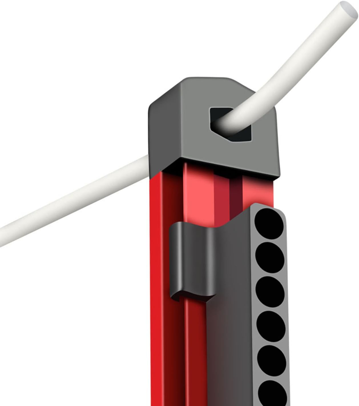 GENERIC Rangement Magnétique Pour Forets - Organiseur Mural à 40 Emplacements Pour Outils électriques - Organiseur De Douilles Magnétiques Pour électriciens, Réparation Automobile, Travail Du Bois, Garage
