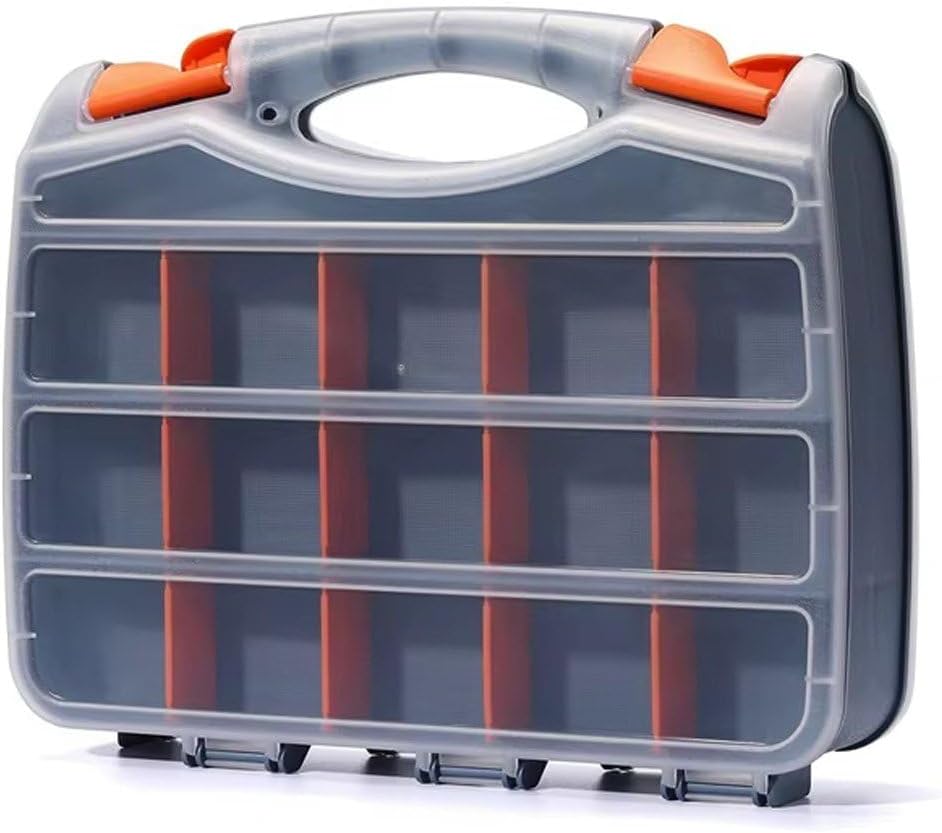  Organisateur De Stockage De Petites Pièces Étanche, Boîte À Outils Pour Petites Pièces Avec Séparateurs, Boîte De Jeu D'embouts De Tournevis, Boîte D'organisation Du Matériel
