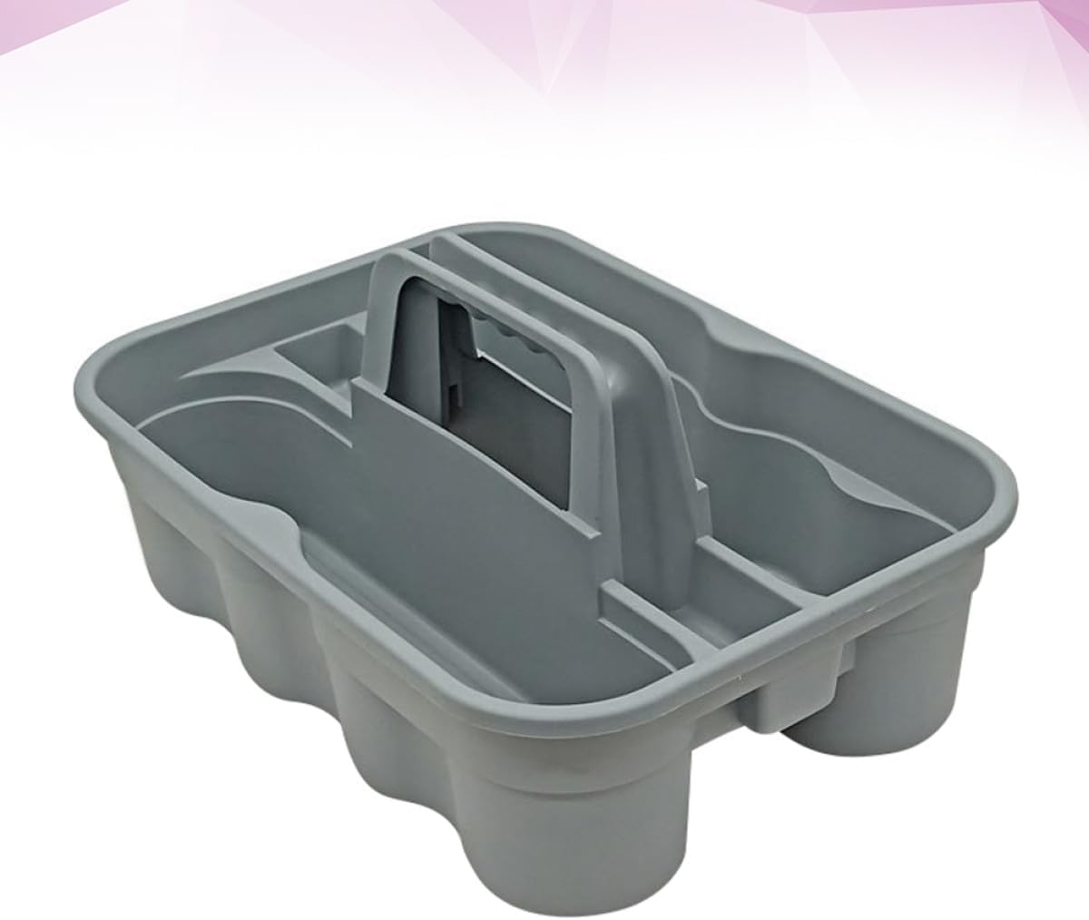  Healeved Boîte De Rangement Portable Compartiments Réglables Pour Outils Et Accessoires De Nettoyage – Boîte De Tri Plastique Pour Usage Intérieur Et Extérieur