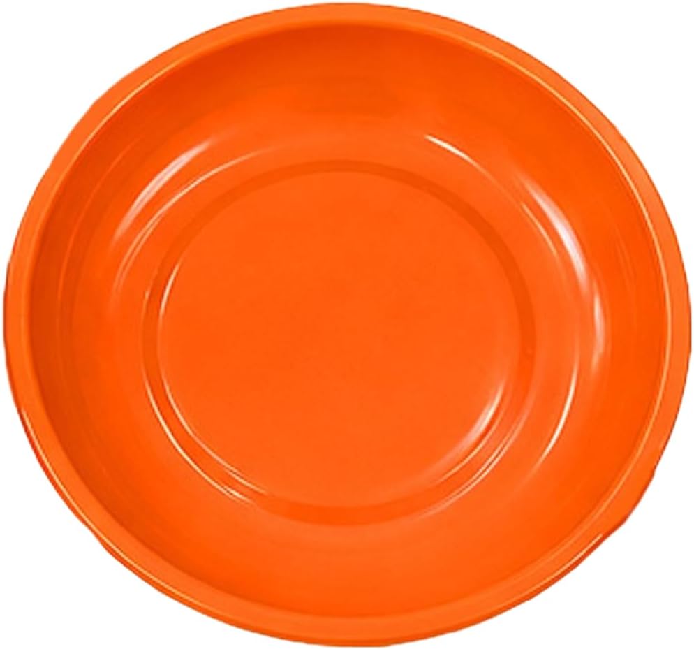  Plateau De Rangement Rond De 15,2 Cm à Bord Lisse En Plastique ABS Pour Petites Pièces, écrous, Boulons, Vis, Boîte à Outils D'atelier, Jaune (jaune)