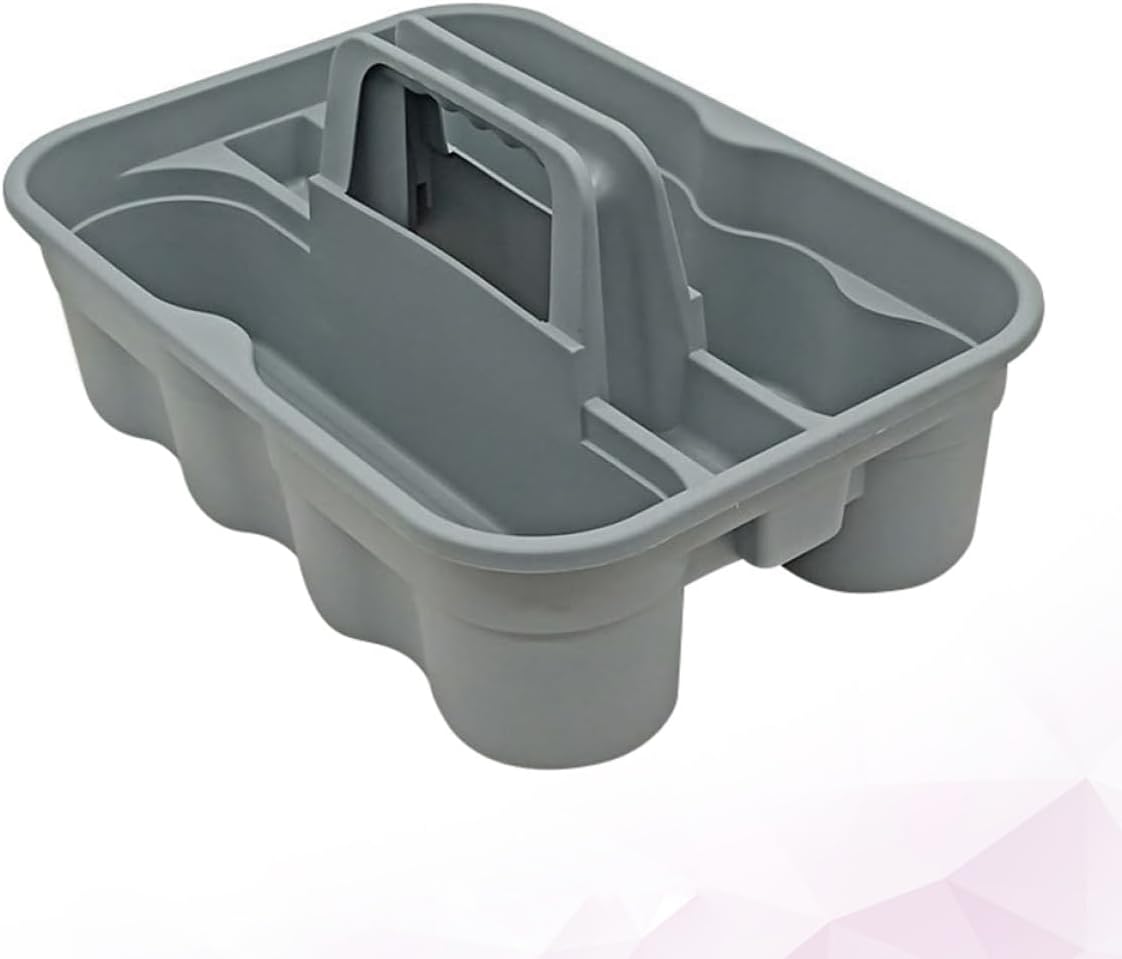  Healeved Boîte De Rangement Portable Compartiments Réglables Pour Outils Et Accessoires De Nettoyage – Boîte De Tri Plastique Pour Usage Intérieur Et Extérieur
