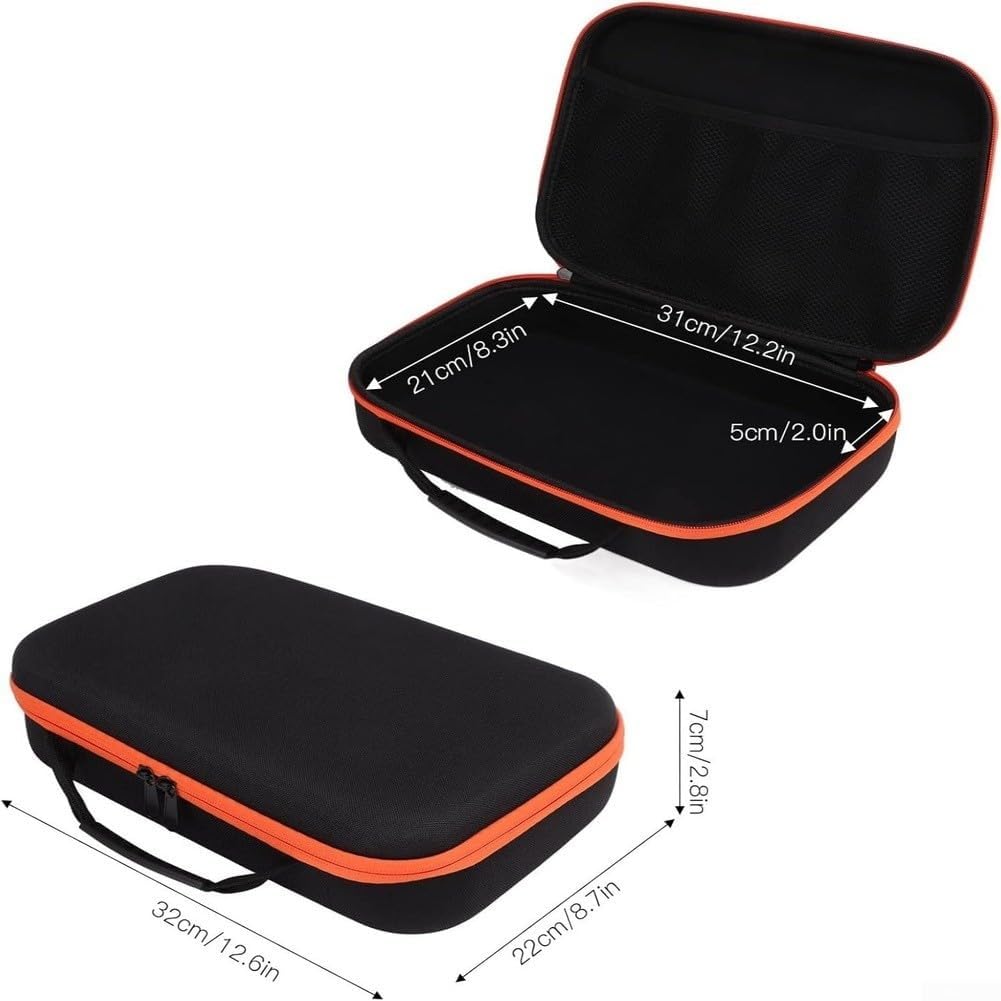  Sac De Rangement Durable En Tissu Oxford EVA Avec Fermeture Magnétique Pour Perceuses Et Meuleuses électriques Rouge (orange)
