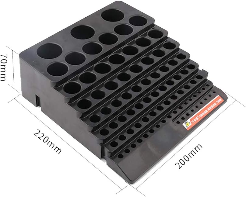  Boîte De Rangement Pour Fraiseuse Pour Ranger Les Alésoirs/robinets/poinçonnage Gardez Votre Plan De Travail Transparent Lavable Et Stable
