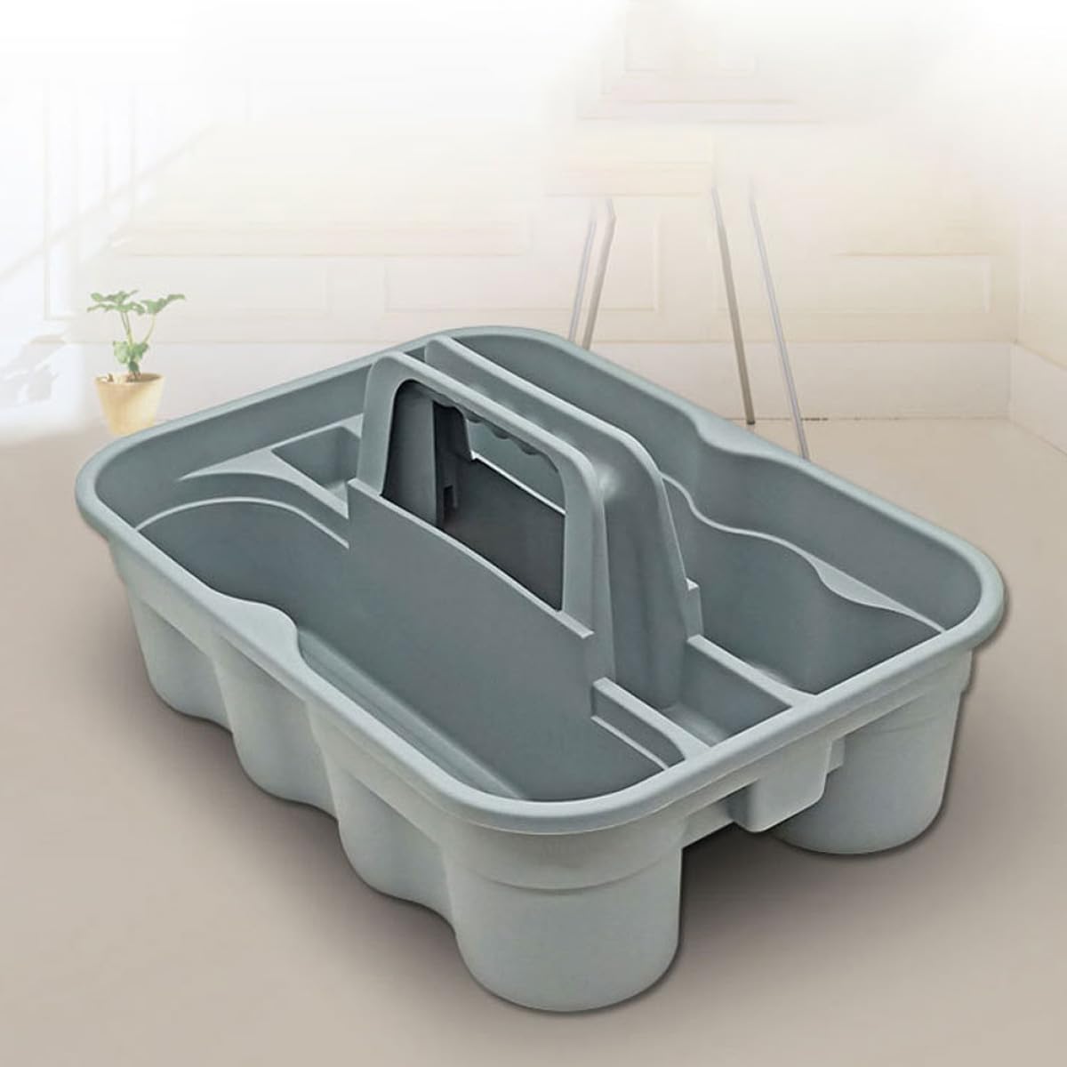  Healeved Boîte De Rangement Portable Compartiments Réglables Pour Outils Et Accessoires De Nettoyage – Boîte De Tri Plastique Pour Usage Intérieur Et Extérieur